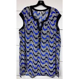 Daniel Rainn Sleeveless Blouse Women's Size 2X